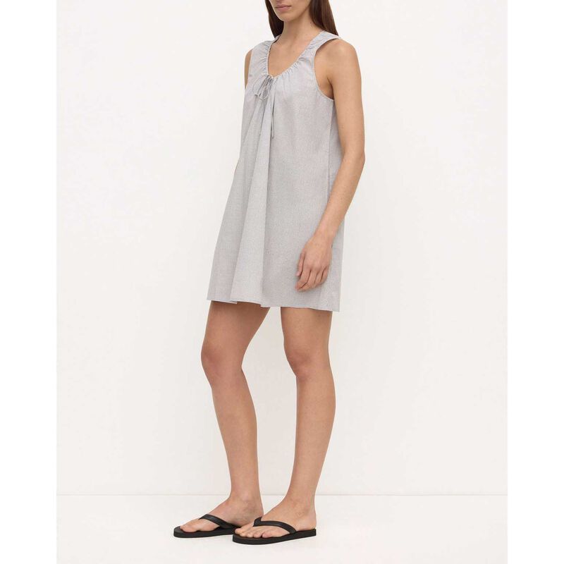 Assembly Label Phoenix Cotton Mini Dress Micro Check image number 3